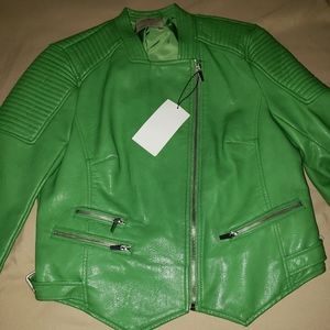 Green Leather Jacket
